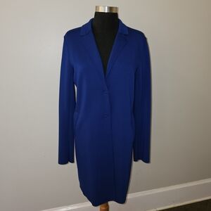 Long Blazer Stretch Coat